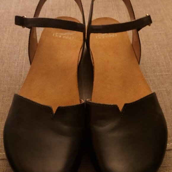 Dansko "Rowan Waxy," burnished black, women's size 42/US 11 - Picture 5 of 8